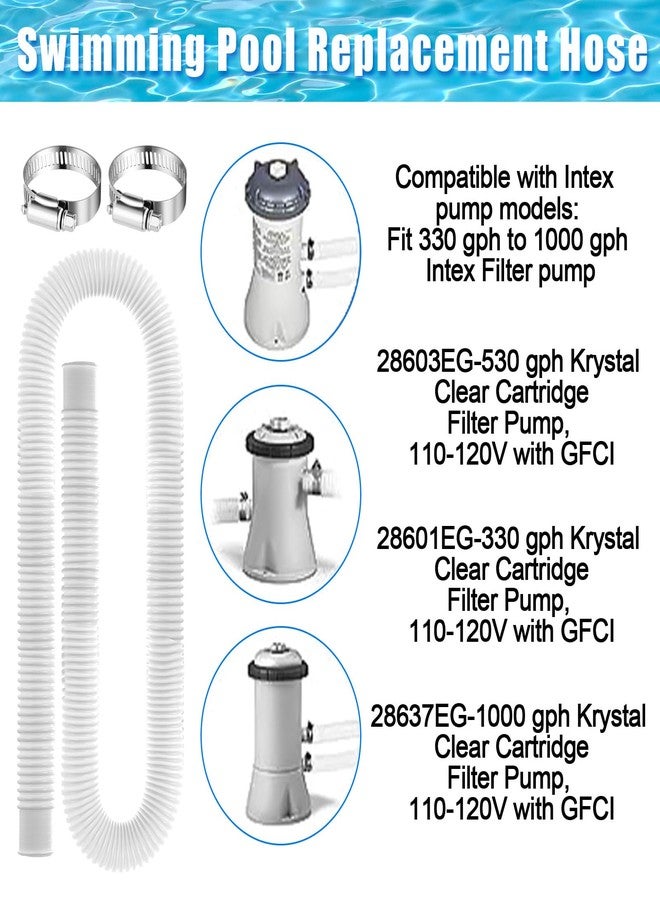 Tujoe P6H1158 Replacement Drain Valve Cap Plastic Swimming Pool Drain Connects Pool Pump Strainer Hole Plug Replacement Swimming Pool Replacement Hose Compatible with Coleman of Pools P01006 - Image 3