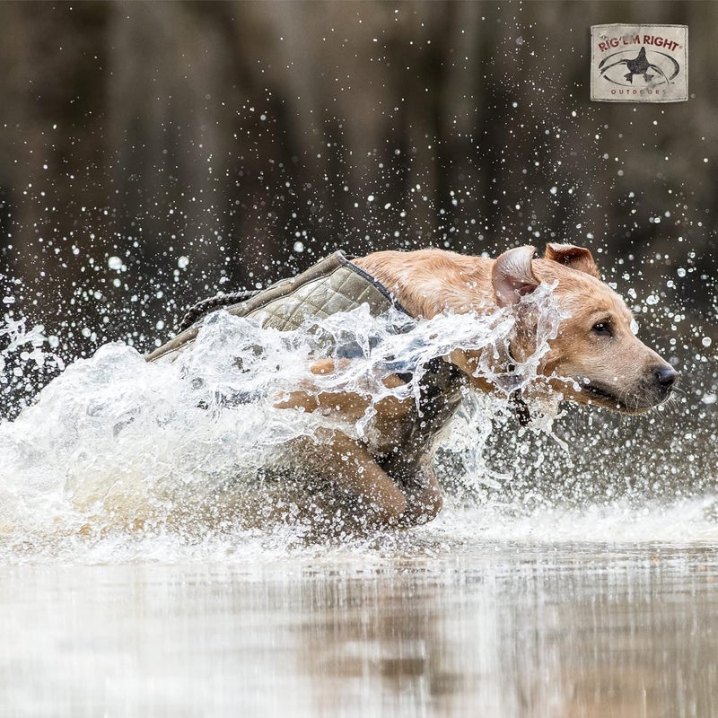 Rig Em Right Rig'Em Right Waterfowl Bloodline Elite Dog Vest for Duck Hunting with Ultra Comfortable 3mm Neoprene 3-Layer Construction, Flotation Foam, Heavy-Duty Canvas, and More (Optifade Timber, S - Image 5