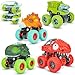 Beestech Dinosaur Toys for 2 3 4 5 Year Old Boys Push Pull Friction Powered Dinosaur Monster Truck Vehicles for Toddlers Preschoolers Birthday Gifts - Image 3