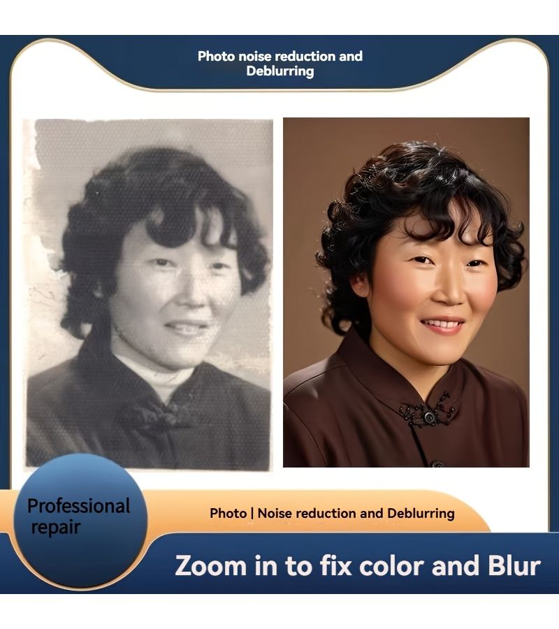 One Stop Photo Restoration Service For Damaged Old Pictures Blurred Faded Torn Photos Ordinary Repair 6 Inch 1pcs - Image 4