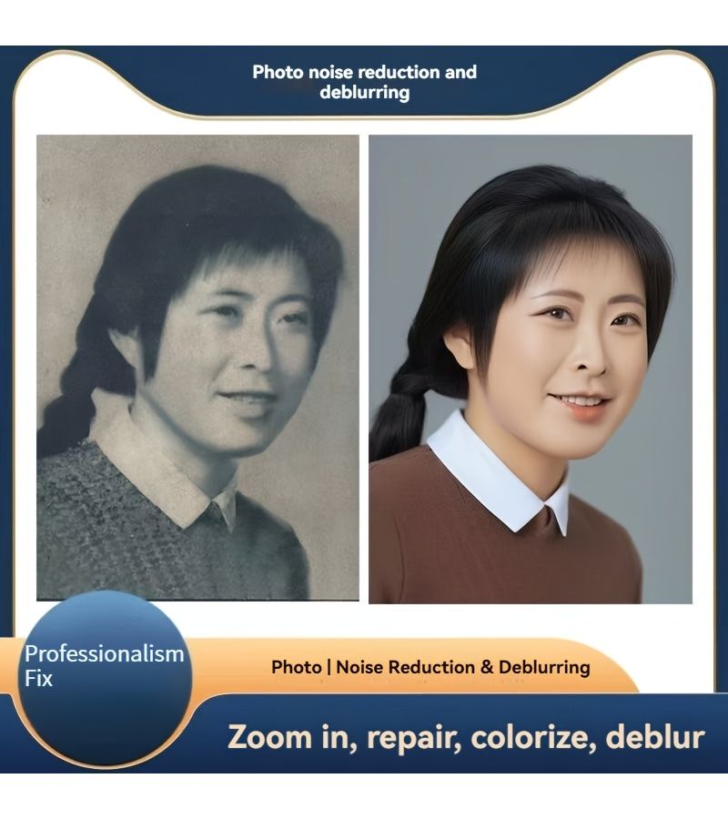 One Stop Photo Restoration Service For Damaged Old Pictures Blurred Faded Torn Photos Ordinary Repair 6 Inch 1pcs - Image 2