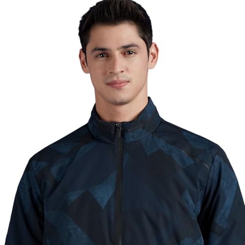 Pepe Jeans Black Abstract Print Full Sleeve Lightweight Jacket - Image 4