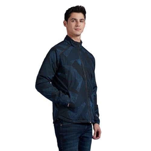 Pepe Jeans Black Abstract Print Full Sleeve Lightweight Jacket - Image 3
