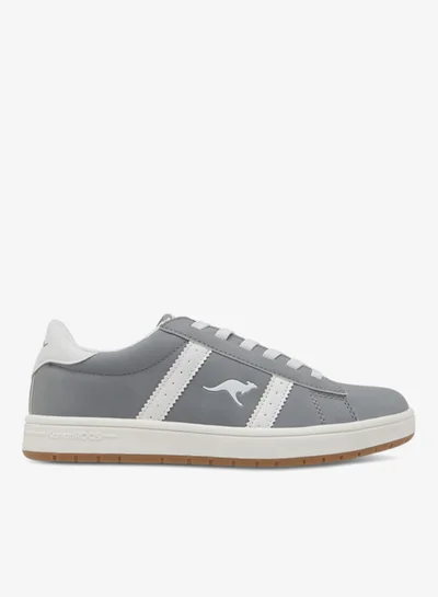 kangaROOS BLACK Women's Logo Detail Sneakers With Lace-Up Closure for Women  | Best Price UAE