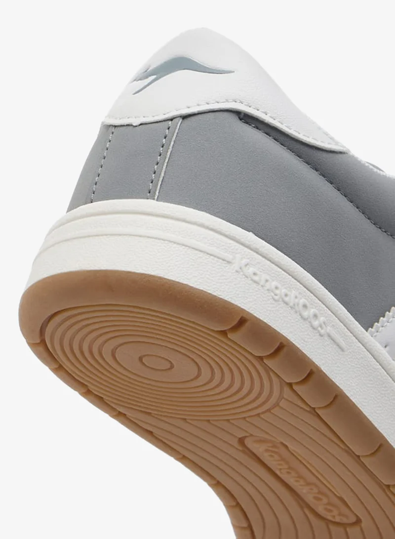 kangaROOS GREY Women's Logo Detail Sports Shoes with Lace-Up Closure for Women | Best Price UAE