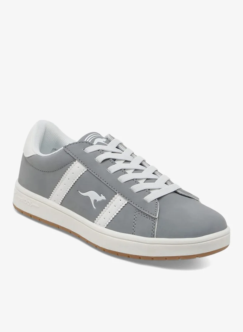 kangaROOS GREY Women's Logo Detail Sports Shoes with Lace-Up Closure for Women | Best Price UAE