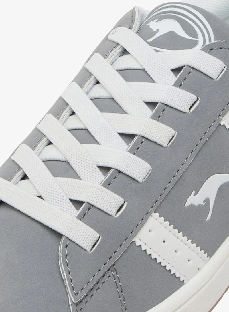 kangaROOS GREY Women's Logo Detail Sports Shoes with Lace-Up Closure for Women | Best Price UAE