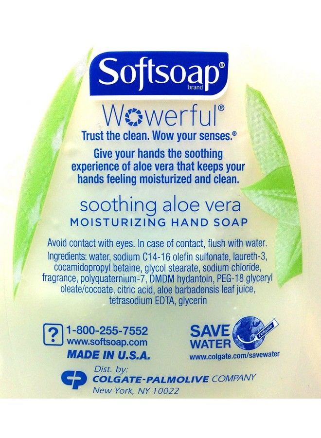 Softsoap Hand Soap Soothing Aloe Vera Moisturizing Hand Soap Refill 64 Fl Oz (Pack Of 2) - Image 3
