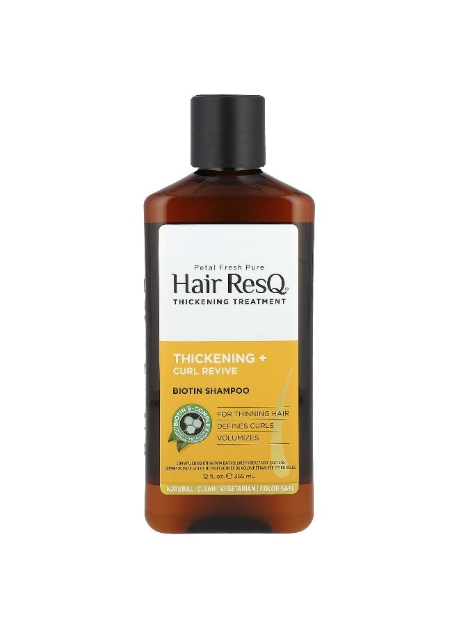 Petal fresh Petal Fresh, Hair ResQ®, Thickening Treatment, Biotin Shampoo, 12 fl oz (355 ml)  - Image 1
