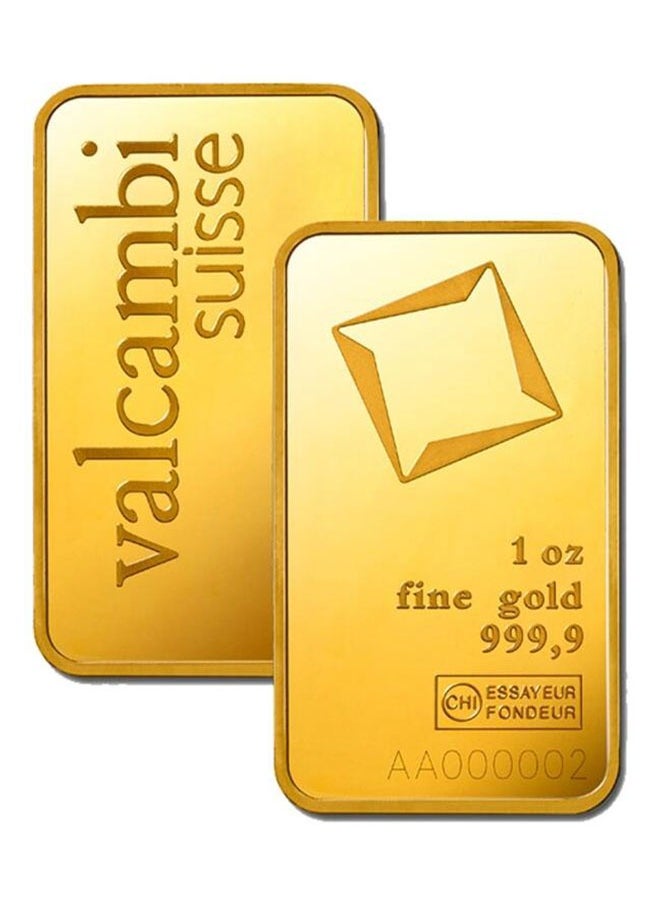 valcambi - Valcambi Suisse 1 Ounce Gold Bar 24KT - FKJGBR24K2178 - Image 1