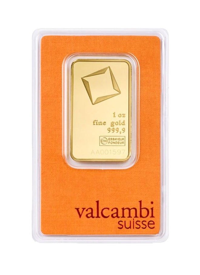 valcambi - Valcambi Suisse 1 Ounce Gold Bar 24KT - FKJGBR24K2178 - Image 1