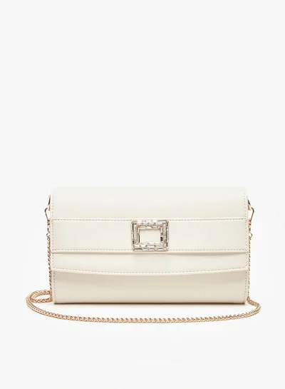 سيليست Women's Embellished Clutch with Chain Strap