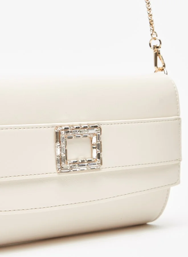 Celeste Women's Embellished Clutch with Chain Strap