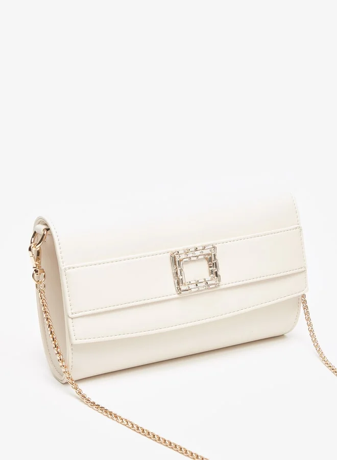 Celeste Women's Embellished Clutch with Chain Strap