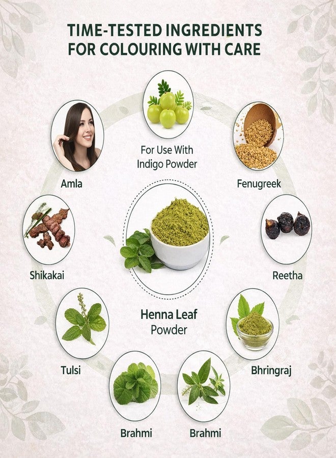 VS Products Saara Herbal Fresh Organic Henna Powder 25g | Pure Henna Powder - Image 3