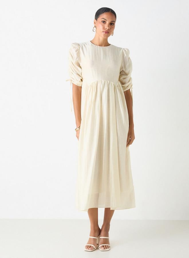 تواكستريمز فستان إيه لاين بتفاصيل كسرات من تو إكستريمز - Image 2