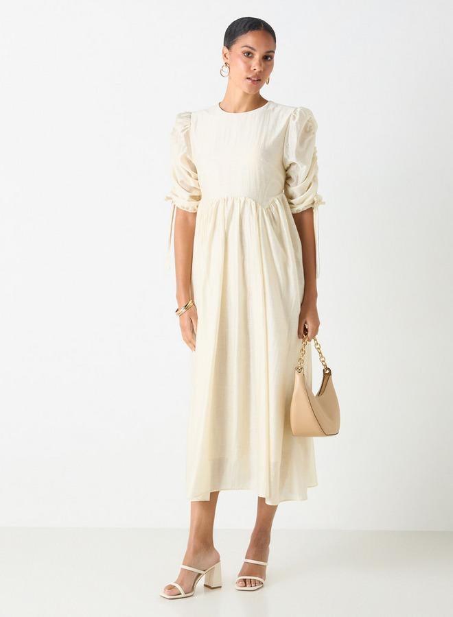 تواكستريمز فستان إيه لاين بتفاصيل كسرات من تو إكستريمز - Image 1