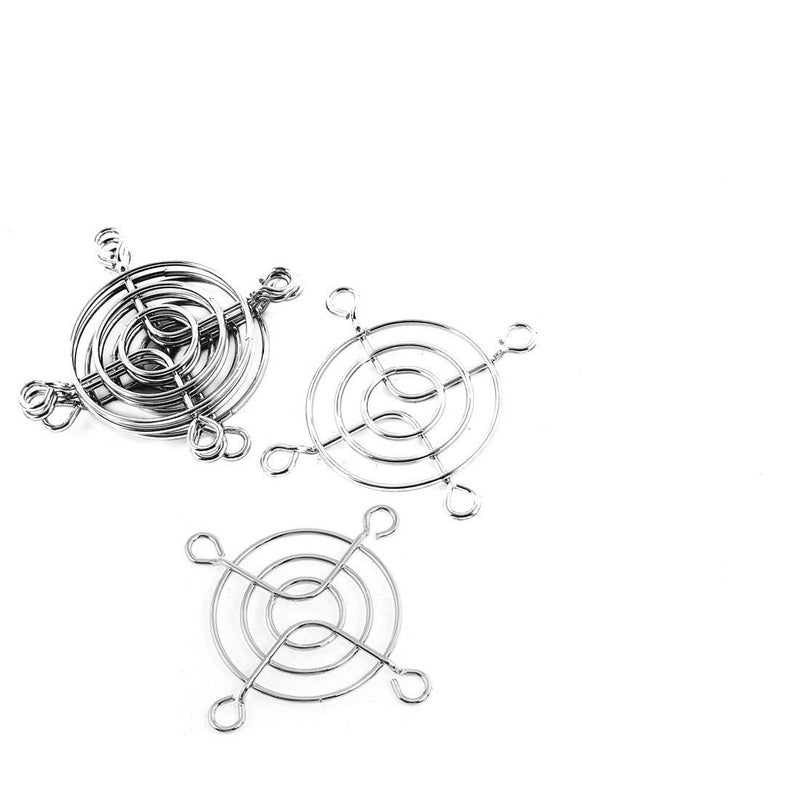 bnafes Fan Grill Axial Cooling Fan Finger Guard Grill Metal Wire 50mm AC DC Computer CPU 5Pcs - Image 1