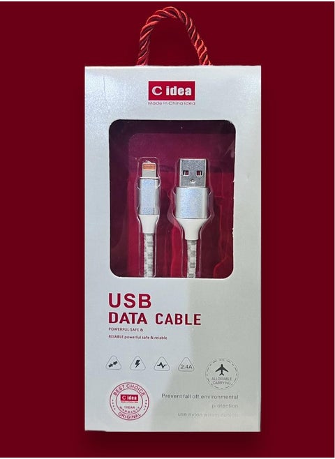 C idea S1 Lightning USB data cable 2.4A powerful safe and Reliable