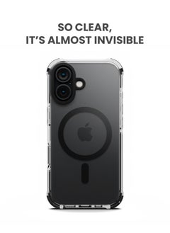 TinyMoose iPhone16 MagSafe Phantom Grip Drip iPhone Case with MagSafe made for iPhone 16, Anti-Drop Shock Absorption, Anti-Scratch - Ghost Black  - Image 4