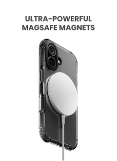 TinyMoose iPhone16 MagSafe Phantom Grip Drip iPhone Case with MagSafe made for iPhone 16, Anti-Drop Shock Absorption, Anti-Scratch - Ghost Black  - Image 5
