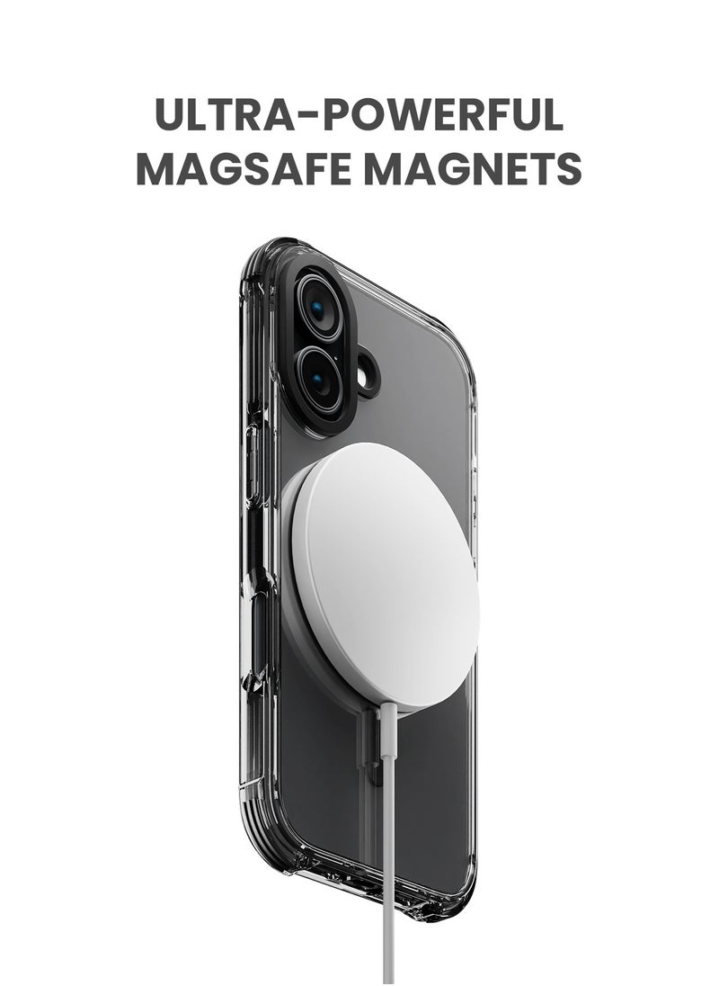 TinyMoose iPhone16 MagSafe Phantom Grip Drip iPhone Case with MagSafe made for iPhone 16, Anti-Drop Shock Absorption, Anti-Scratch - Ghost Black  - Image 5