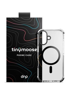 TinyMoose iPhone16 MagSafe Phantom Grip Drip iPhone Case with MagSafe made for iPhone 16, Anti-Drop Shock Absorption, Anti-Scratch - Ghost Black  - Image 2