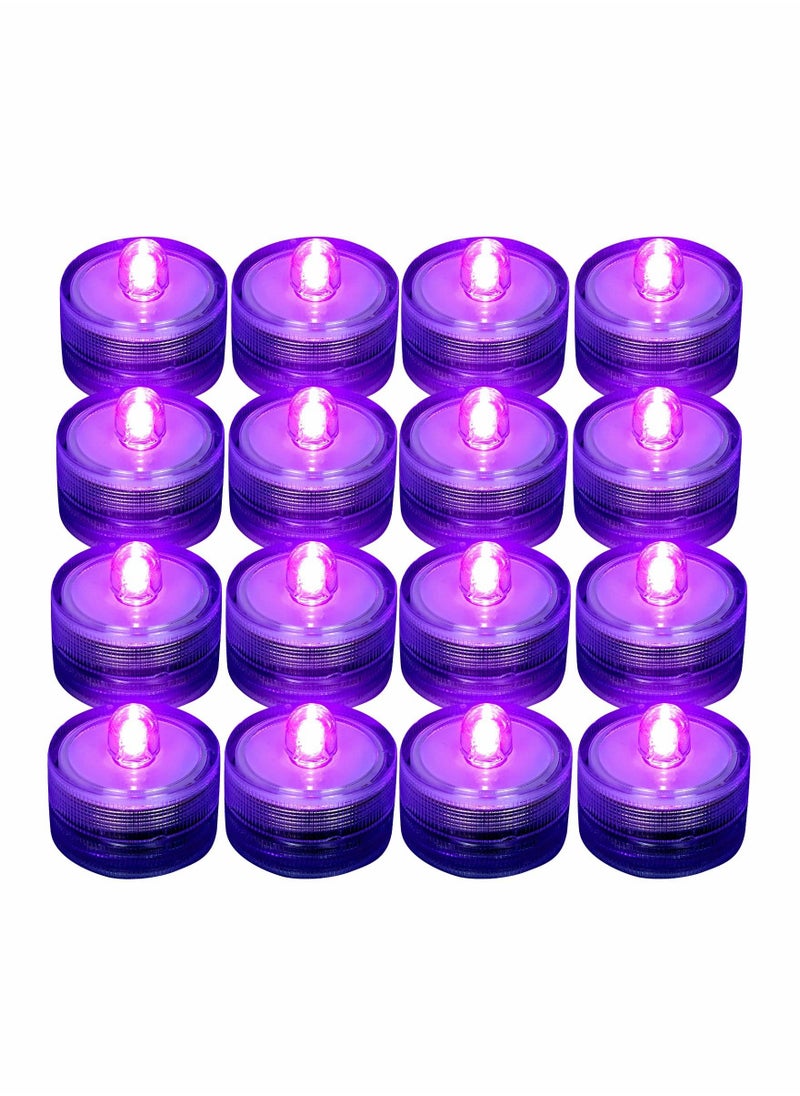 Waterproof LED Candle Light, Purple Waterproof Flameless Candle Tea Lights, Underwater Battery Operated Seasonal Festival Celebration LED Tea Light for Table, Wedding Centerpieces, Party, 12 Pack - pzsku/Z30A6E8928DA01AD69648Z/45/_/1662706021/67f1621b-386a-4c0a-ac4d-c979b519bf9d