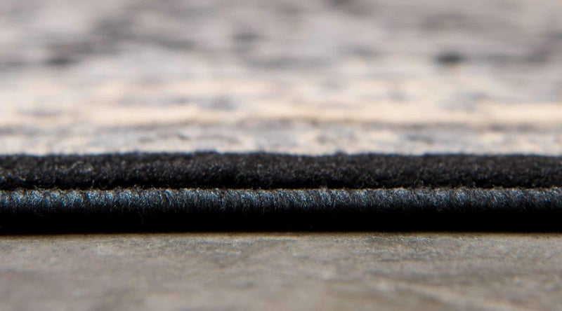 Unique Loom Sialk Hill Collection Area Rug - Washington (5' 3" x 8' Rectangle Black/Gray) - Image 4