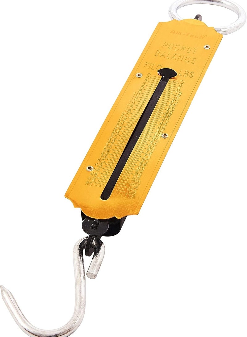 شاربدو ميزان امتعة/ذبائح  عالي الجودة مع قياس مزدوج بالباوند/الكيلوجرام، مثالي للعفض والاضاحي - سعة قصوى 50 كجم - Image 2