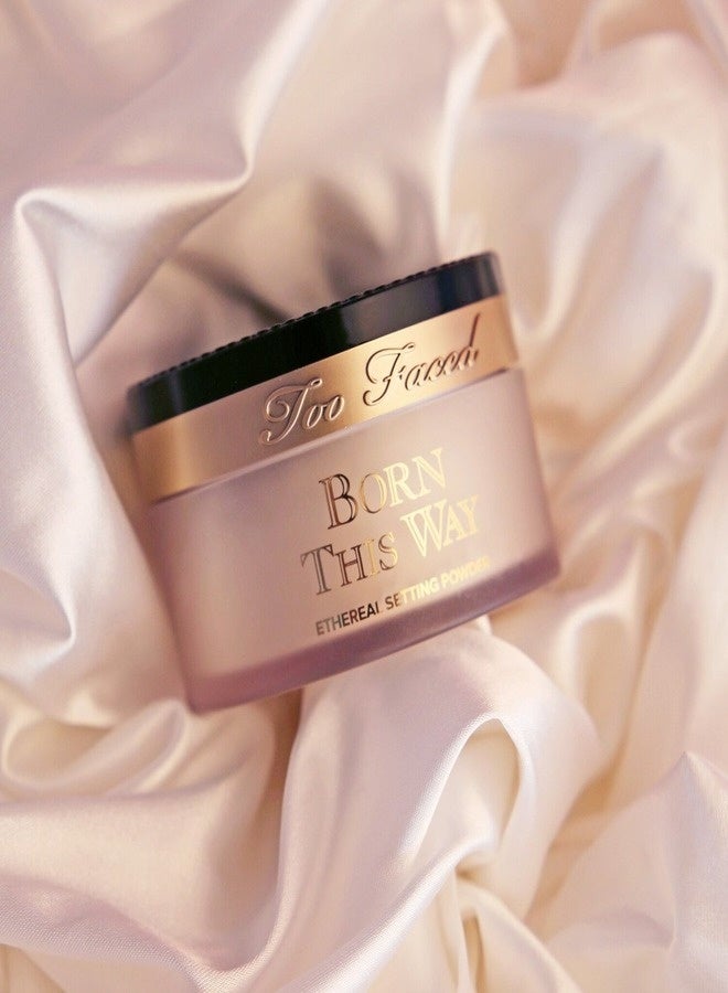 توب فيسد للمستحضرات التجميلية Too Faced Born This Way Setting Powder, Translucent (17g) – Natural Finish Loose Powder for Smooth, Poreless Skin, Long-Lasting Makeup Wear, and Oil Control - Image 3