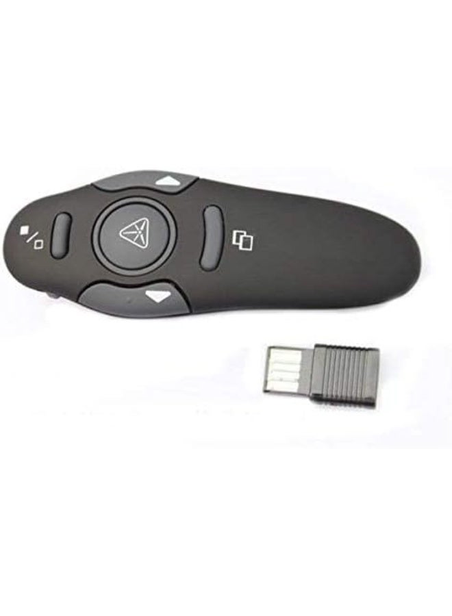 Wireless Presenter Remote Control PPT Clicker with Red Laser Pointer – USB RF PowerPoint Presentation Pen for Slides Control, Plug & Play Presenter for Teaching, Meetings & Office - Image 3