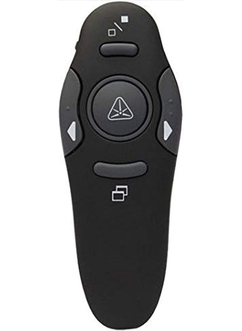 Wireless Presenter Remote Control PPT Clicker with Red Laser Pointer – USB RF PowerPoint Presentation Pen for Slides Control, Plug & Play Presenter for Teaching, Meetings & Office - Image 1