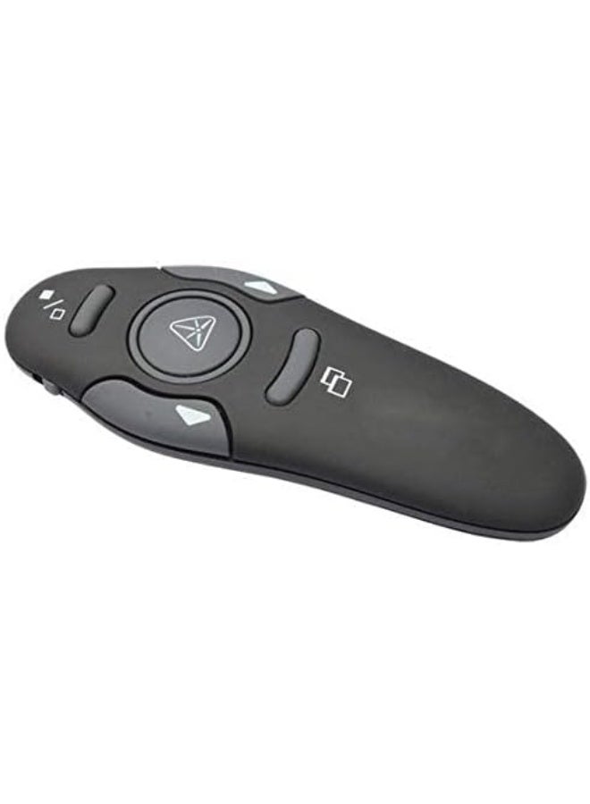 Wireless Presenter Remote Control PPT Clicker with Red Laser Pointer – USB RF PowerPoint Presentation Pen for Slides Control, Plug & Play Presenter for Teaching, Meetings & Office - Image 2