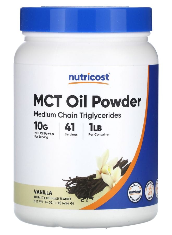 Nutricost MCT Oil Powder Vanilla 16 oz (454 g)