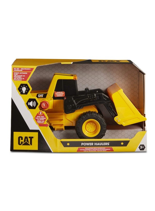 CAT Construction Toys, CAT Construction 11.5" Power Haulers Wheel Loader, Realistic Lights & Sounds, Motion Drive Technology, Working Features, and Interactive Play for Ages 3+ - Image 4
