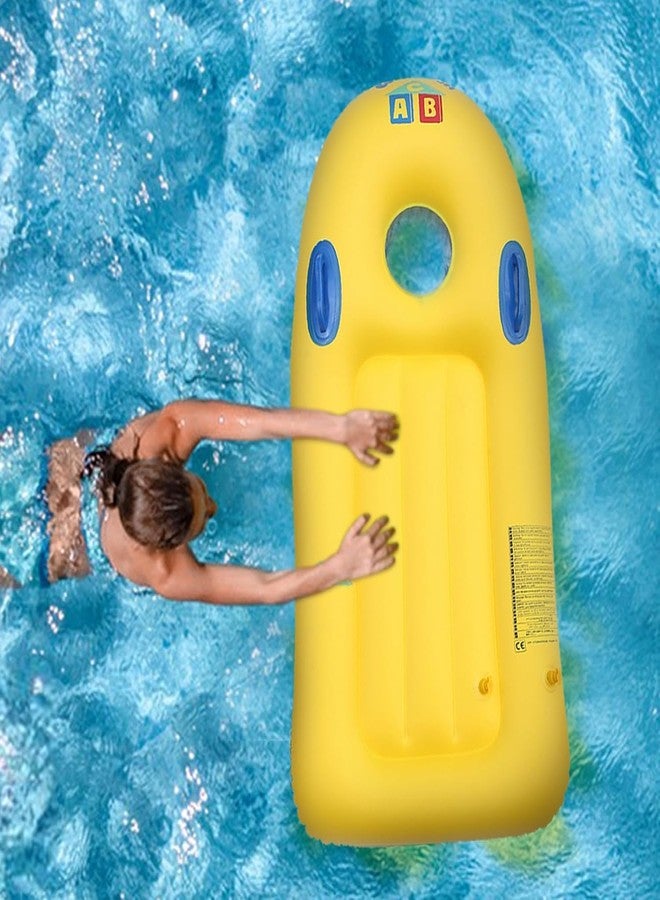 Zorzel Inflatable Surf Body Board with Handles, Lightweight Swimming Floating Surfboard Aid Mat Learn to Swim, Beach Safety Theme Surfing Swimming Summer Water Fun Toy for Both Kids and Adult - Image 4