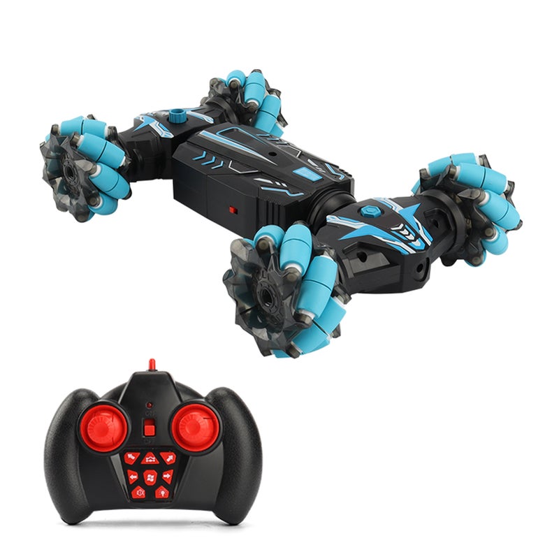 RC Stunt Car 4WD 2.4GHz Watch Gesture Sensor Control Deformable Car All-Terrain Auto-demo for Kids with Spray Light Music - Image 1