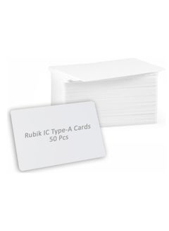Rubik IC Type-A RFID Key Cards for RFID Copier/Reader/Writer/Duplicator (IC Type-A 50 Cards) 