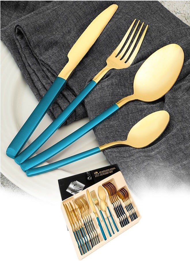 24 Piece Spoon Set Gold Blue - pzsku/Z30A76898923D1539D767Z/45/_/1731498973/be9adebd-a00b-496a-a656-7c8bedaa1c4e