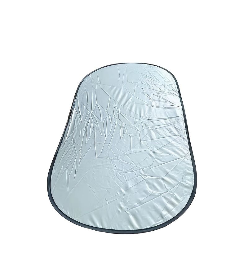 Silvery Foldable Rear Window Sunshade Anti UV Car Heat Insulation - Image 2