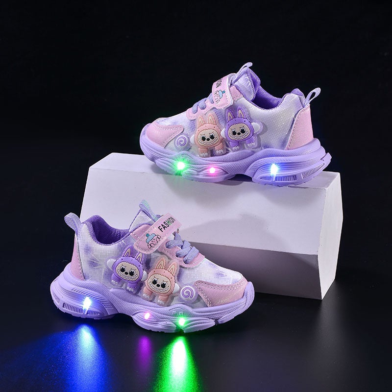 Mesh Sneakers Lightweight Flexible Sole Walking Shoes For Kids Indoor And Outdoor Activities - Image 4