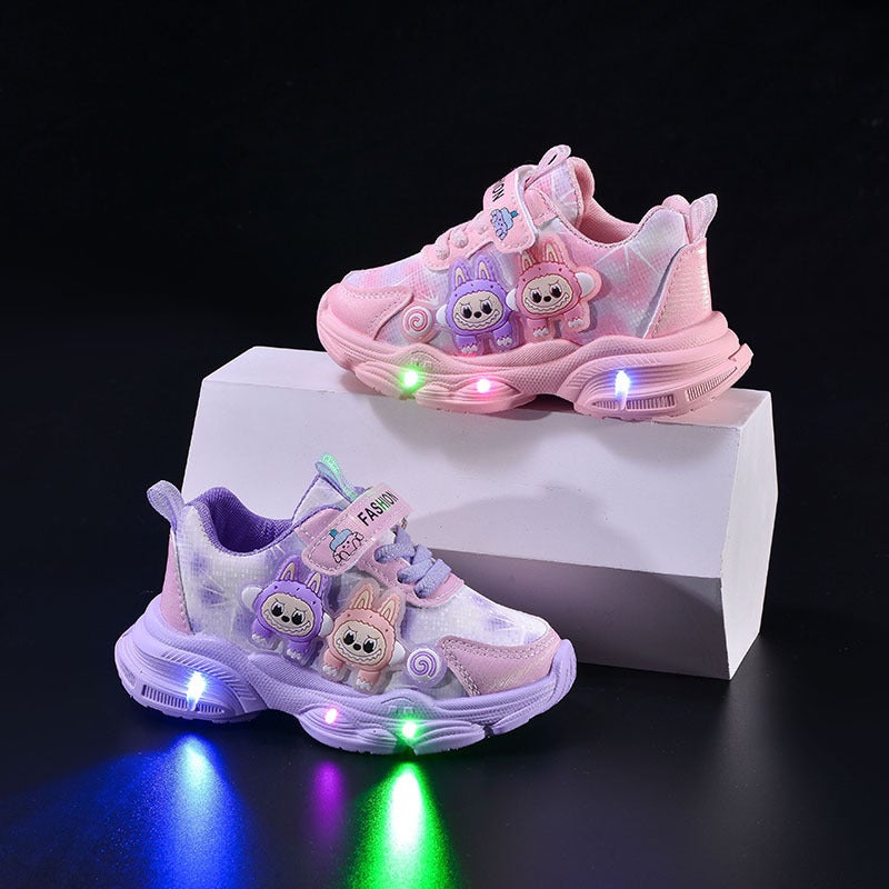 Mesh Sneakers Lightweight Flexible Sole Walking Shoes For Kids Indoor And Outdoor Activities - Image 3