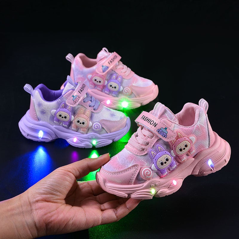 Mesh Sneakers Lightweight Flexible Sole Walking Shoes For Kids Indoor And Outdoor Activities - Image 2