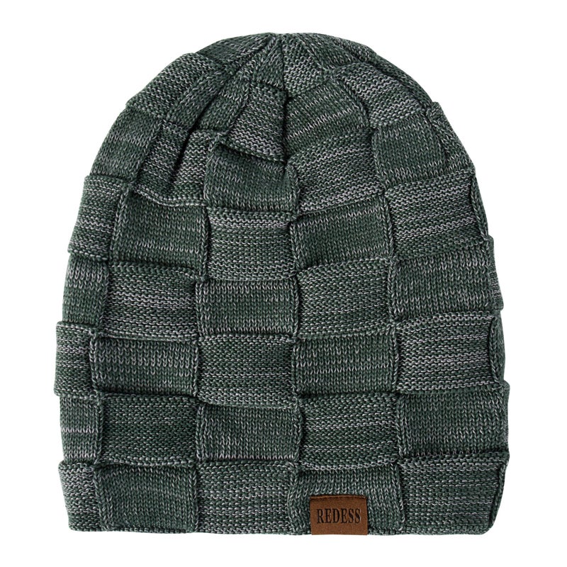 REDESS Beanie Hat for Men and Women Winter Warm Hats Knit Slouchy Thick Skull Cap - Image 2