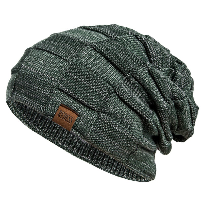 REDESS Beanie Hat for Men and Women Winter Warm Hats Knit Slouchy Thick Skull Cap - Image 1