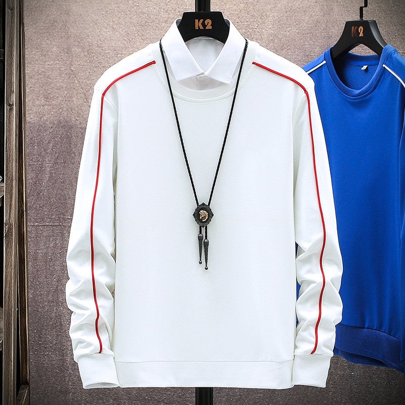 Brand Authorized Distribution Agent Trendy Men's Korean Style Slim-fit Casual Summer Short-sleeved T-shirt Men - Image 2