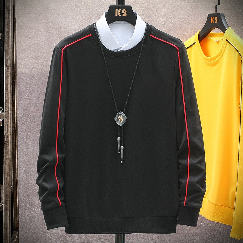 Brand Authorized Distribution Agent Trendy Men's Korean Style Slim-fit Casual Summer Short-sleeved T-shirt Men - Image 3