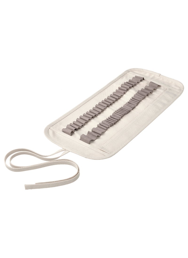 Generic Roll-Up Pencil Case, Beige