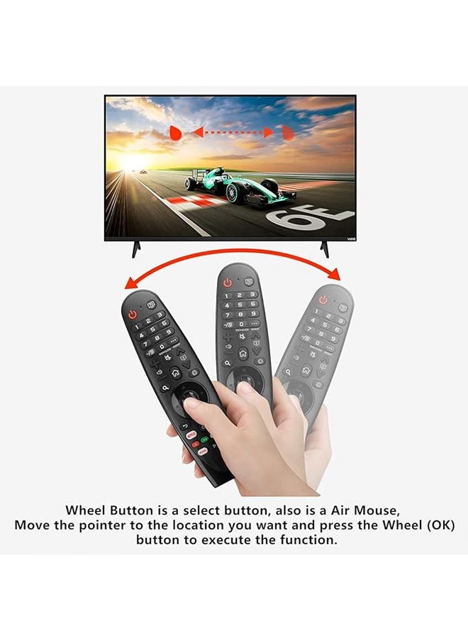 LG Smart TV Replacement Remote Control with Magic Wheel Function, AN-MR20GA Compatible with AN-MR19BA, AN-MR18BA, No Voice Function - Image 3